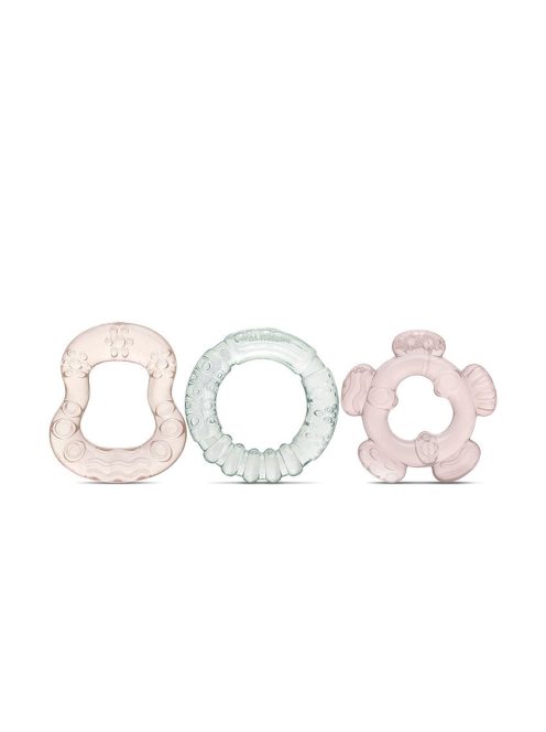Baby Care 3 db-os hűthető rágóka - Iceberg Green/Mellow Rose
