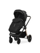 Lorelli Bianca 3az1-ben újszülött babakocsi Lorelli Aria Luxe hordozóval - Black (2 doboz)