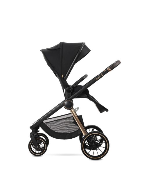 Lorelli Bianca 3az1-ben újszülött babakocsi Lorelli Aria Luxe hordozóval - Black (2 doboz)