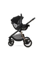 Lorelli Bianca 3az1-ben újszülött babakocsi Lorelli Aria Luxe hordozóval - Black (2 doboz)