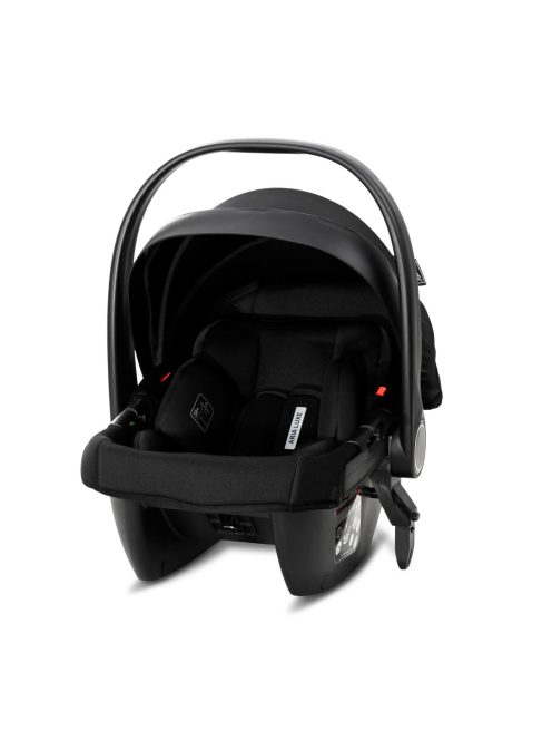 Lorelli Bianca 3az1-ben újszülött babakocsi Lorelli Aria Luxe hordozóval - Black (2 doboz)