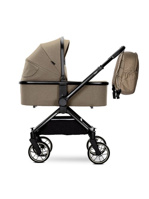 Lorelli Reya 2az1-ben multifunkciós babakocsi átfordítható tolókarral - Beige