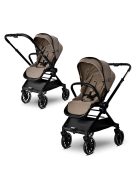 Lorelli Reya 2az1-ben multifunkciós babakocsi átfordítható tolókarral - Beige