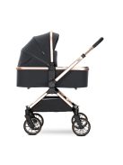 Lorelli Reya 2az1-ben multifunkciós babakocsi átfordítható tolókarral - Black