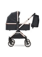 Lorelli Reya 2az1-ben multifunkciós babakocsi átfordítható tolókarral - Black