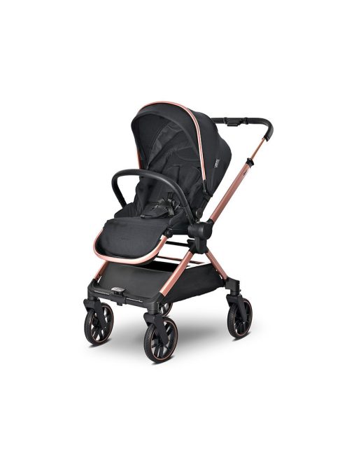 Lorelli Reya 2az1-ben multifunkciós babakocsi átfordítható tolókarral - Black