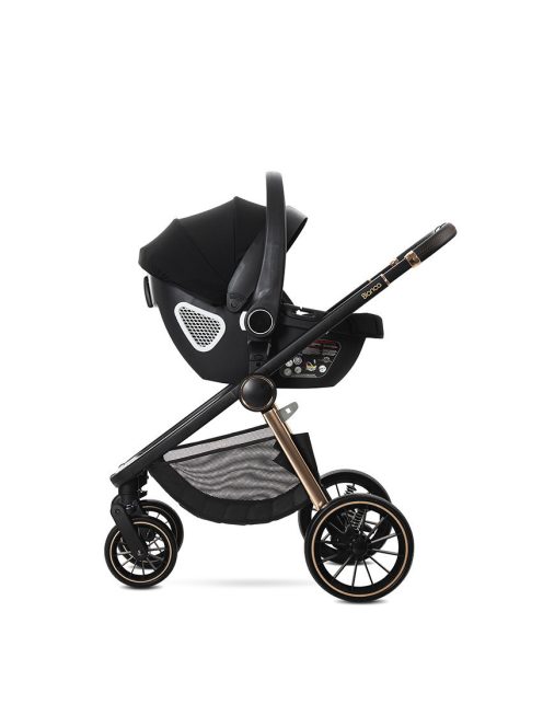 Lorelli Bianca 3az1-ben újszülött babakocsi Lorelli Aria Luxe hordozóval - Beige (2 doboz)