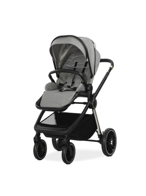 Lorelli Bianca 3az1-ben újszülött babakocsi Lorelli Aria Luxe hordozóval - Grey (2 doboz)