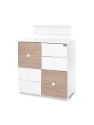 Lorelli Cupboard pelenkázó komód - White & Amber ÚJ
