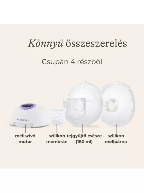 Lansinoh hordható mellszívó 4 fázisú – dupla