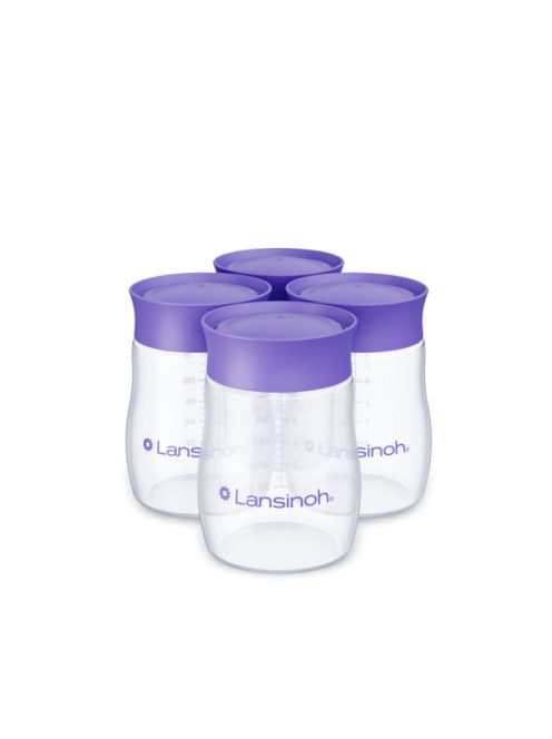 Lansinoh anyatejtároló palack fedéllel 160ml 4db