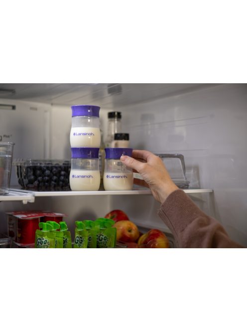 Lansinoh anyatejtároló palack fedéllel 160ml 4db