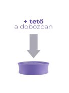 Lansinoh Cumisüveg közepes folyású etetőcumival + fedéllel, 240 ml