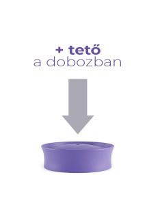   Lansinoh Cumisüveg közepes folyású etetőcumival + fedéllel, 240 ml