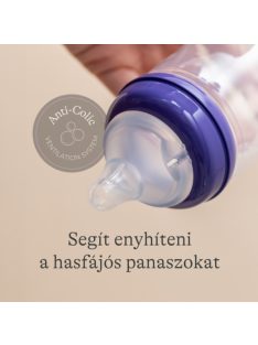   Lansinoh 2 db cumisüveg közepes folyású etetőcumival + 2 db fedéllel, 240 ml