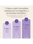 Lansinoh 2 db cumisüveg közepes folyású etetőcumival + 2 db fedéllel, 240 ml