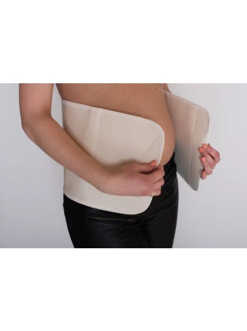 BeautyMommy Bamboo szülés utáni haskötő XL - fehér