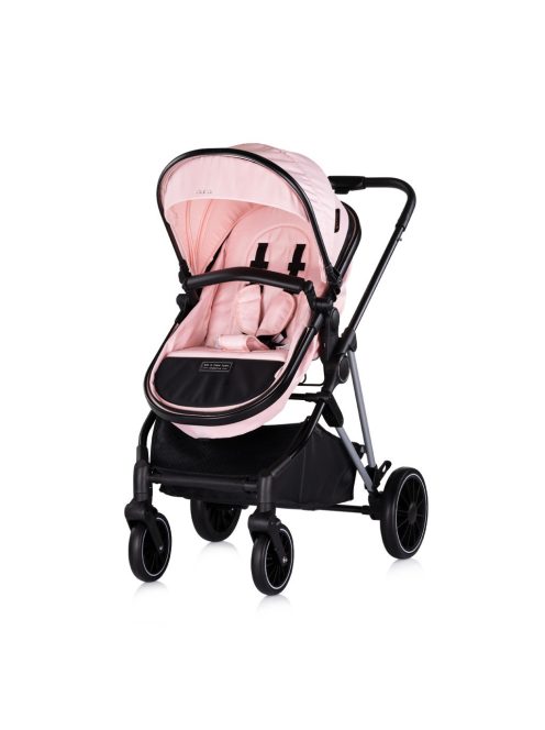 Chipolino AURA babakocsi mózessé alakítható sportrésszel - Pink Marshmallow