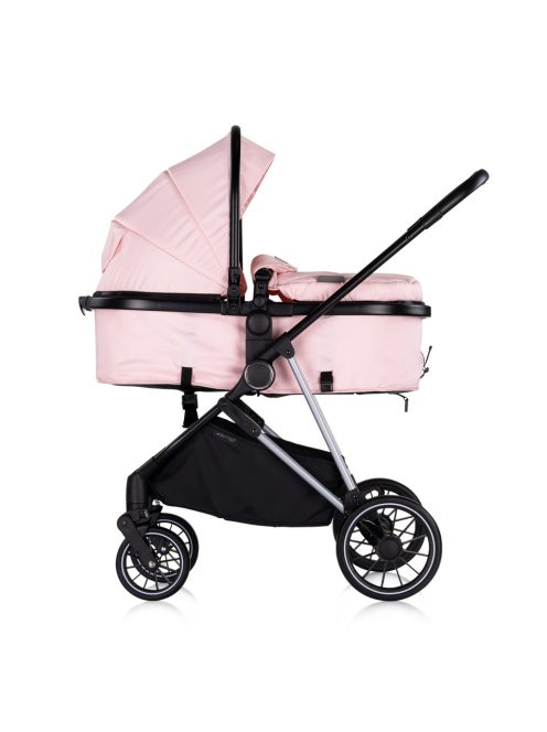 Chipolino AURA babakocsi mózessé alakítható sportrésszel - Pink Marshmallow