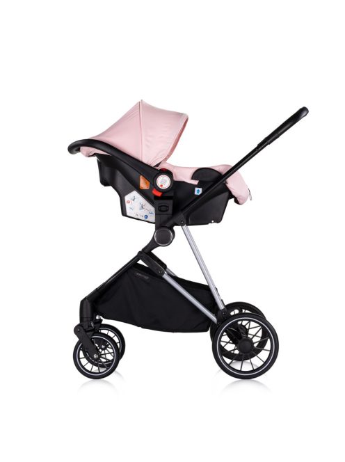 Chipolino AURA babakocsi mózessé alakítható sportrésszel - Pink Marshmallow