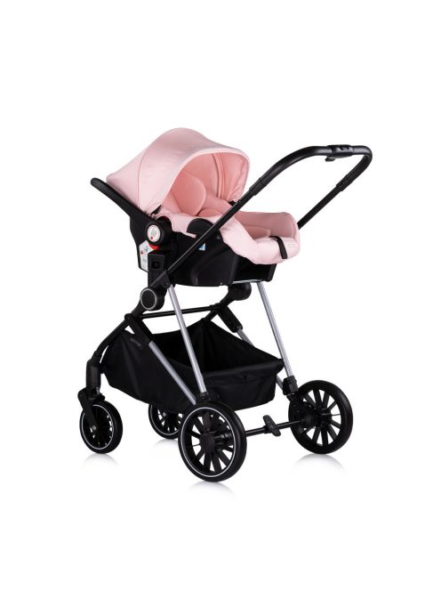 Chipolino AURA babakocsi mózessé alakítható sportrésszel - Pink Marshmallow