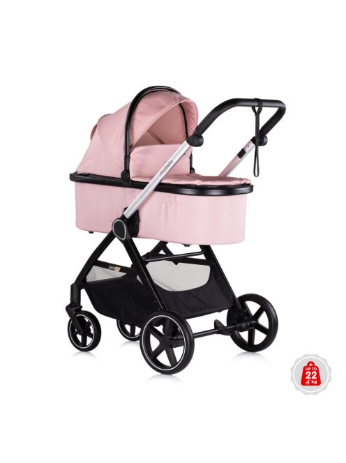 Chipolino Marbella 3 az 1-ben babakocsi - Pink Marshmallow