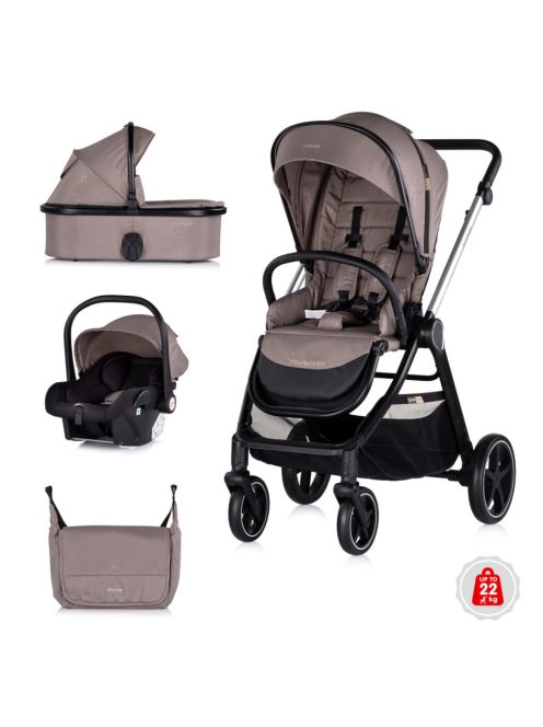 Chipolino Marbella 3 az 1-ben babakocsi - Tiramisu