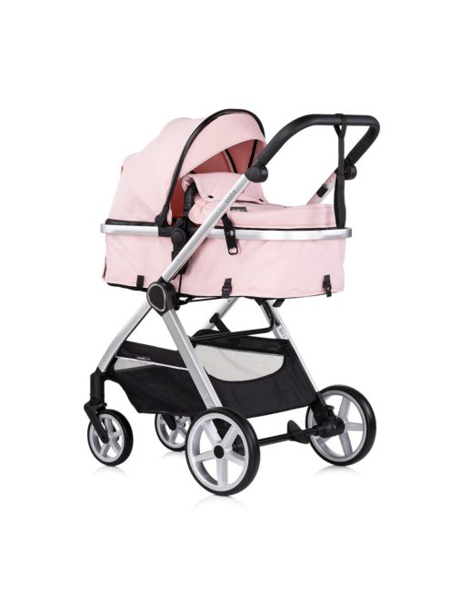 Chipolino Vista babakocsi mózessé alakítható sportrésszel - Pink Marshmallow