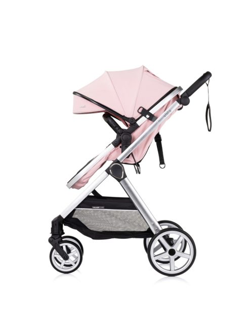 Chipolino Vista babakocsi mózessé alakítható sportrésszel - Pink Marshmallow