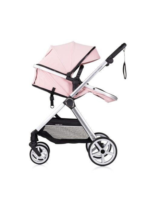 Chipolino Vista babakocsi mózessé alakítható sportrésszel - Pink Marshmallow