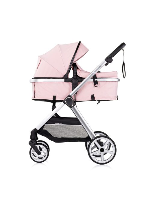 Chipolino Vista babakocsi mózessé alakítható sportrésszel - Pink Marshmallow