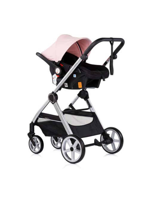 Chipolino Vista babakocsi mózessé alakítható sportrésszel - Pink Marshmallow