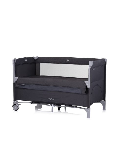 Chipolino Relax multifunkciós utazóágy - Antracite Linen