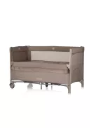 Chipolino Relax multifunkciós utazóágy - Tiramisu Linen