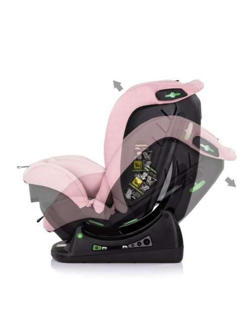 Chipolino Aviato autósülés I-Size 40-150cm - Pink Marshmallow