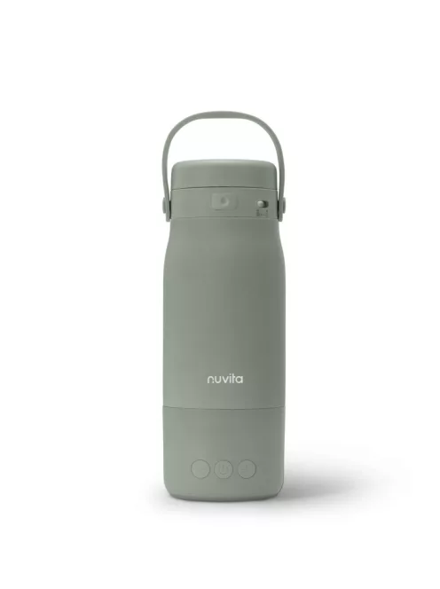 Nuvita Hot'n'go hordozható cumisüveg-melegítő - Sage green - 1190