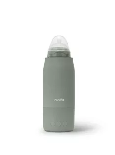   Nuvita Hot'n'go hordozható cumisüveg-melegítő - Sage green - 1190