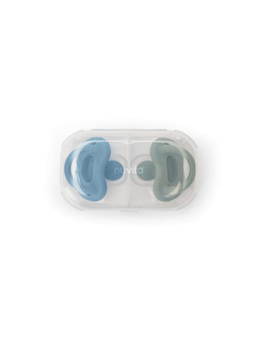 Nuvita Orthosoft Light 2db-os cumi szett 0+ - Powder Blue/Sage Green - 7052