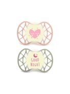 Nuvita Symmetric Air55 2db-os cumi szett 0+ - English Rose/Sage Green - szív/hold 70652