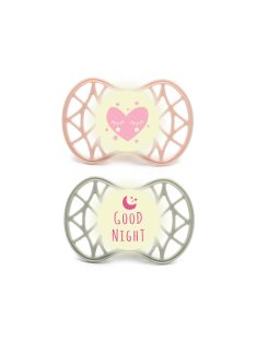   Nuvita Symmetric Air55 2db-os cumi szett 0+ - English Rose/Sage Green - szív/hold 70652