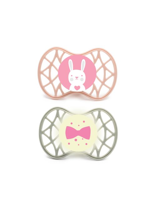 Nuvita Symmetric Air55 2db-os cumi szett 0+ - English Rose/Sage Green - nyuszi/masni 70652