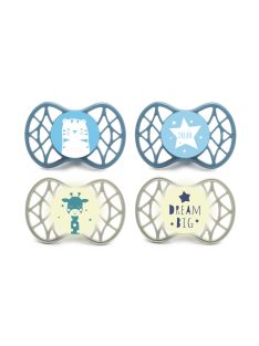   Nuvita Symmetric Air55 4db-os cumi szett 0+ - Powder Blue/Sage Green - 70654 tigris, csillag, zsiráf, dream big