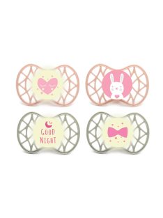   Nuvita Symmetric Air55 4db-os cumi szett 0+ - English Rose/Sage Green - 70654 szív, nyuszi, good night, masni