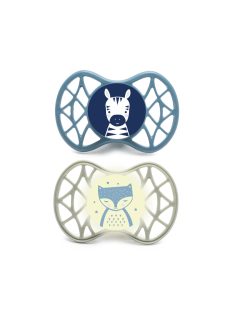   Nuvita Orthosoft Air55 2db-os cumi szett 6+ - Powder Blue/Sage Green - zebra/róka 70842