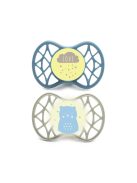 Nuvita Orthosoft Air55 2db-os cumi szett 6+ - Powder Blue/Sage Green - felhő/maci 70842