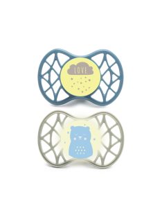   Nuvita Orthosoft Air55 2db-os cumi szett 6+ - Powder Blue/Sage Green - felhő/maci 70842