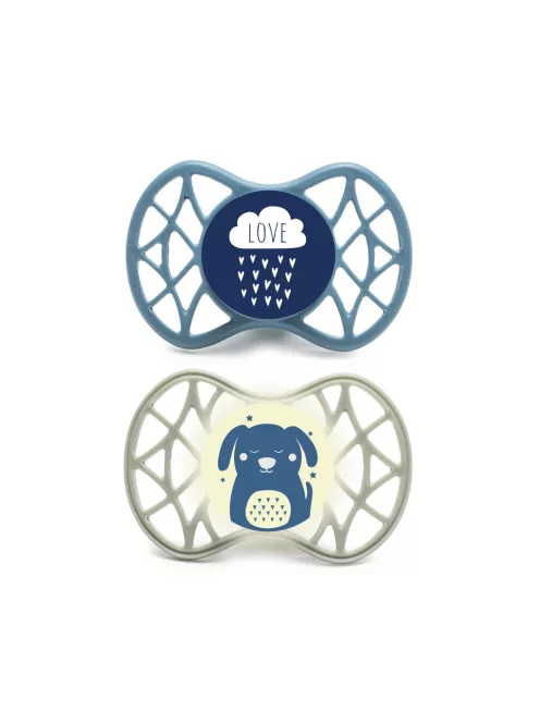 Nuvita Symmetric Air55 2db-os cumi szett 6+ - Powder Blue/Sage Green - felhő/kutya 70852