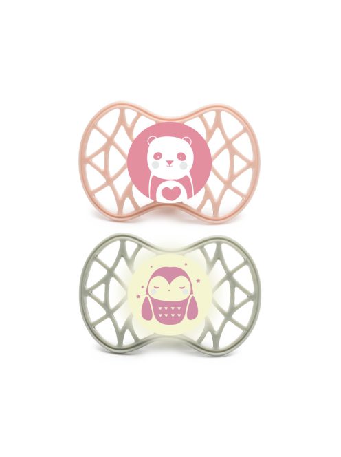 Nuvita Symmetric Air55 2db-os cumi szett 6+ - English Rose/Sage Green - panda/pingvin 70852