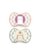 Nuvita Symmetric Air55 2db-os cumi szett 6+ - English Rose/Sage Green - maci/pingvin 70852