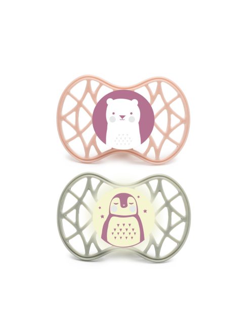 Nuvita Symmetric Air55 2db-os cumi szett 6+ - English Rose/Sage Green - maci/pingvin 70852